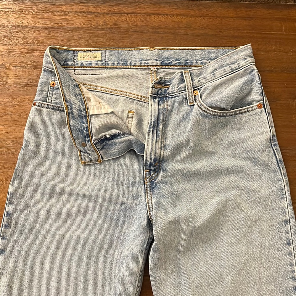 levi’s dad style jeans